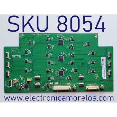 LED DRIVER PARA TCL / NUMERO DE PARTE 08-D50S530-DR200AB / 40-D50S53-DRA2LG / V8-RT73K12-LC1V005 / RT73H2 / MODELO 50S535	